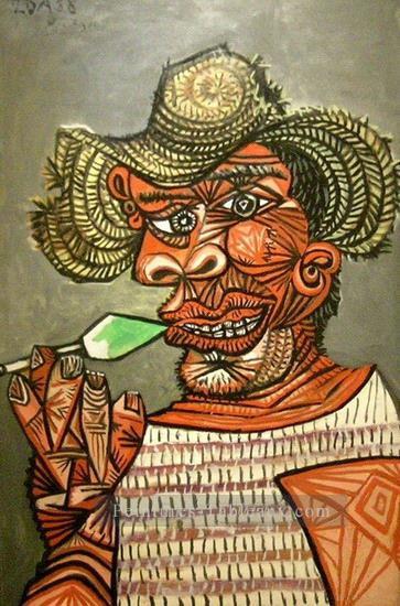 Homme à la sucette 3 1938 cubiste Pablo Picasso Peintures à l'huile